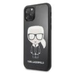 Karl Lagerfeld KLHCN58DLFKBK Black Hardcase Iconic Karl Glitter iPhone 11 Pro Tok
