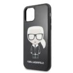 Karl Lagerfeld KLHCN58DLFKBK Black Hardcase Iconic Karl Glitter iPhone 11 Pro Tok