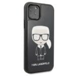 Karl Lagerfeld KLHCN58DLFKBK Black Hardcase Iconic Karl Glitter iPhone 11 Pro Tok