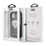 Karl Lagerfeld KLHCN58DLFKBK Black Hardcase Iconic Karl Glitter iPhone 11 Pro Tok