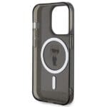 Karl Lagerfeld KLHMP14LHFCKNOK Black Hardcase IML Ikonik MagSafe iPhone 14 Pro Tok
