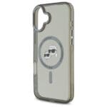 Karl Lagerfeld KLHMP16MHLSKCK Black Hardcase IML Metal Karl&Choupette Head iPhone 16 Plus Tok