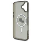 Karl Lagerfeld KLHMP16MHLSKCK Black Hardcase IML Metal Karl&Choupette Head iPhone 16 Plus Tok