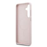 Karl Lagerfeld Liquid Silicone K&CH Heads MagSafe Pink Samsung Galaxy S25 Fe Tok