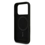 Karl Lagerfeld Liquid Silicone K&CH Sketch MagSafe Black iPhone 17 Pro Tok