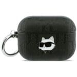 Karl Lagerfeld Monogram Choupette Head Black AirPods Pro Tok