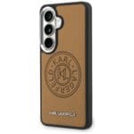 Karl Lagerfeld Perforated KL MagSafe Brown Samsung Galaxy S26 Tok