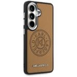 Karl Lagerfeld Perforated KL MagSafe Brown Samsung Galaxy S26 Tok