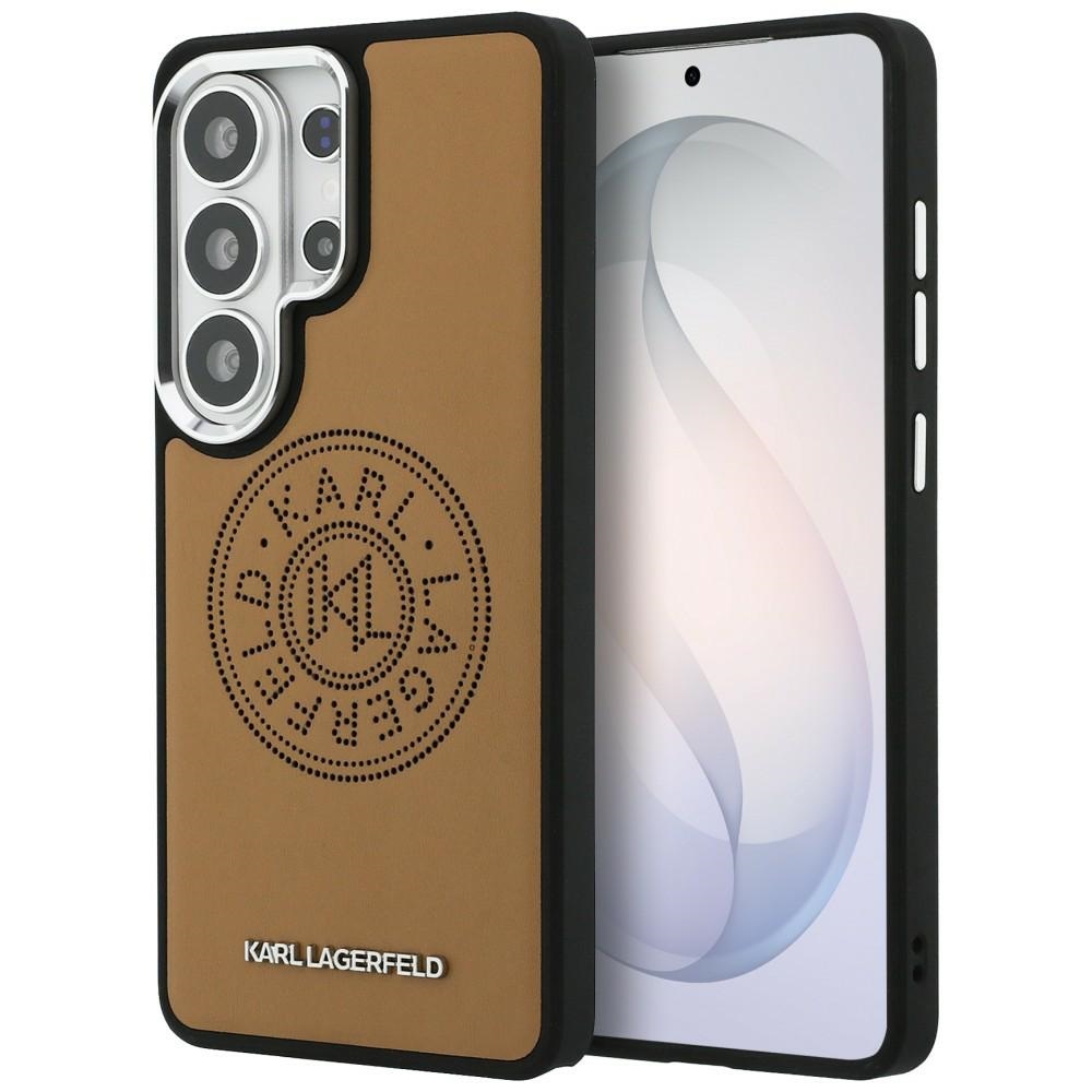 Karl Lagerfeld Perforated KL MagSafe Brown Samsung Galaxy S26 Ultra Tok