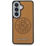 Karl Lagerfeld Perforated KL MagSafe Plus Brown Samsung Galaxy S26 Tok