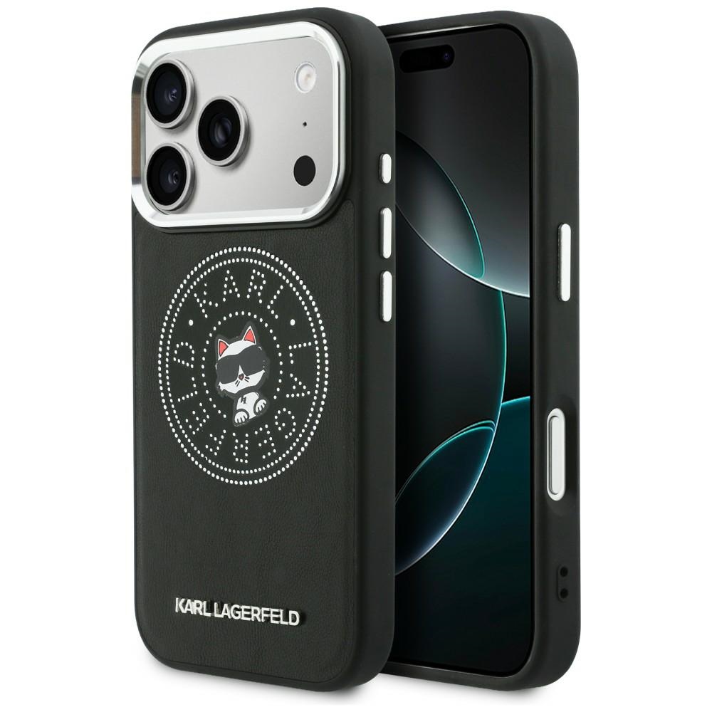 Karl Lagerfeld Point & Choupette Sketch MagSafe Black iPhone 17 Pro Max Tok