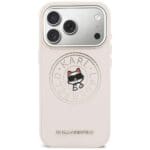 Karl Lagerfeld Point & Choupette Sketch MagSafe Pink iPhone 17 Pro Max Tok