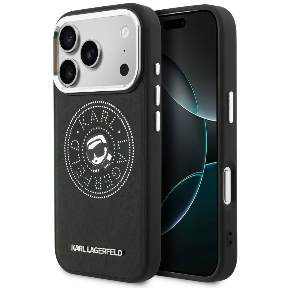 Karl Lagerfeld Point & Karl Sketch MagSafe Black iPhone 17 Pro Max Tok