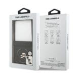 Karl Lagerfeld PU Karl and Choupette Heads Magnetic Samsung Black Samsung Galaxy Z Flip 7 Tok