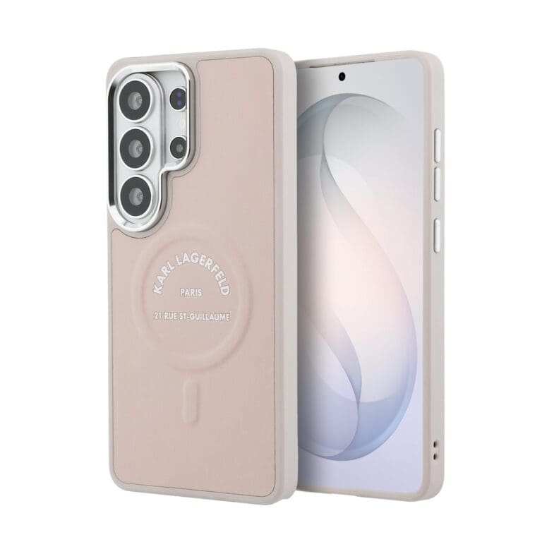 Karl Lagerfeld PU RSG Logo Magnetic Pink Samsung Galaxy S26 Ultra Tok