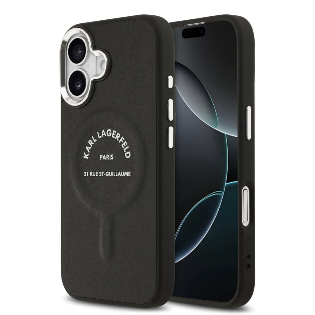 Karl Lagerfeld PU RSG Logo MagSafe Black iPhone 17 Tok