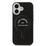 Karl Lagerfeld PU RSG Logo MagSafe Black iPhone 17 Tok