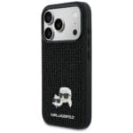 Karl Lagerfeld Rhinestones Karl&Choupette Pin Black iPhone 17 Pro Tok