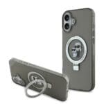 Karl Lagerfeld Ringstand Karl and Choupette MagSafe Black iPhone 16 Tok