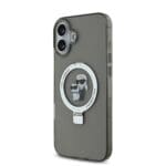 Karl Lagerfeld Ringstand Karl and Choupette MagSafe Black iPhone 16 Tok