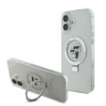 Karl Lagerfeld Ringstand Karl and Choupette MagSafe White iPhone 16 Tok