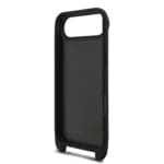 Karl Lagerfeld Saffiano Crossbody Metal Karl and Choupette Black iPhone 17 Air Tok