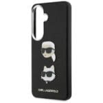 Karl Lagerfeld Saffiano Double Heads Metal Plus Black Samsung Galaxy S26 Tok