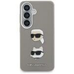 Karl Lagerfeld Saffiano Double Heads Metal Silver Samsung Galaxy S26 Tok