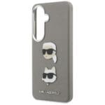 Karl Lagerfeld Saffiano Double Heads Metal Silver Samsung Galaxy S26 Tok