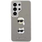 Karl Lagerfeld Saffiano Double Heads Metal Silver Samsung Galaxy S26 Ultra Tok