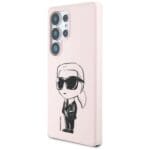 Karl Lagerfeld Silicone Graffiti Ikonik Printed Logo MagSafe Pink Samsung Galaxy S25 Ultra Tok