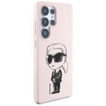 Karl Lagerfeld Silicone Graffiti Ikonik Printed Logo MagSafe Pink Samsung Galaxy S25 Ultra Tok
