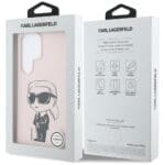 Karl Lagerfeld Silicone Graffiti Ikonik Printed Logo MagSafe Pink Samsung Galaxy S25 Ultra Tok