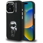 Karl Lagerfeld Silicone Karl Sketch MagSafe Black iPhone 16 Pro Max Tok