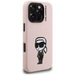 Karl Lagerfeld Silicone Karl Sketch MagSafe Pink iPhone 16 Pro Max Tok
