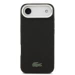 Lacoste Iconic Petit Pique Camera Stand MagSafe Black iPhone 17 Air Tok