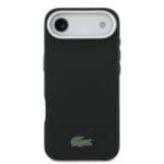 Lacoste Iconic Petit Pique Metal Logo MagSafe Black iPhone 17 Air Tok