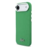 Lacoste Iconic Petit Pique Metal Logo MagSafe Green iPhone 17 Air Tok