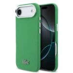 Lacoste Iconic Petit Pique Metal Logo MagSafe Green iPhone 17 Air Tok