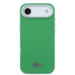 Lacoste Iconic Petit Pique Metal Logo MagSafe Green iPhone 17 Air Tok