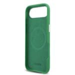 Lacoste Iconic Petit Pique Metal Logo MagSafe Green iPhone 17 Air Tok