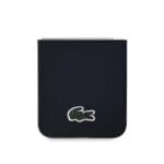 Lacoste Iconic Petit Pique Woven Logo MagSafe Samsung Black Samsung Galaxy Z Flip 6/7 Fe Tok