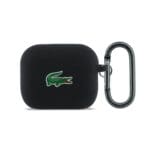Lacoste Liquid Silicone Croc Logo Black AirPods Pro Tok