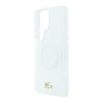Lacoste PC/TPU Frosted Finish Gold Logo Magnetic White Samsung Galaxy S26 Ultra Tok