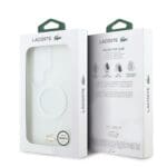 Lacoste PC/TPU Frosted Finish Gold Logo Magnetic White Samsung Galaxy S26 Ultra Tok