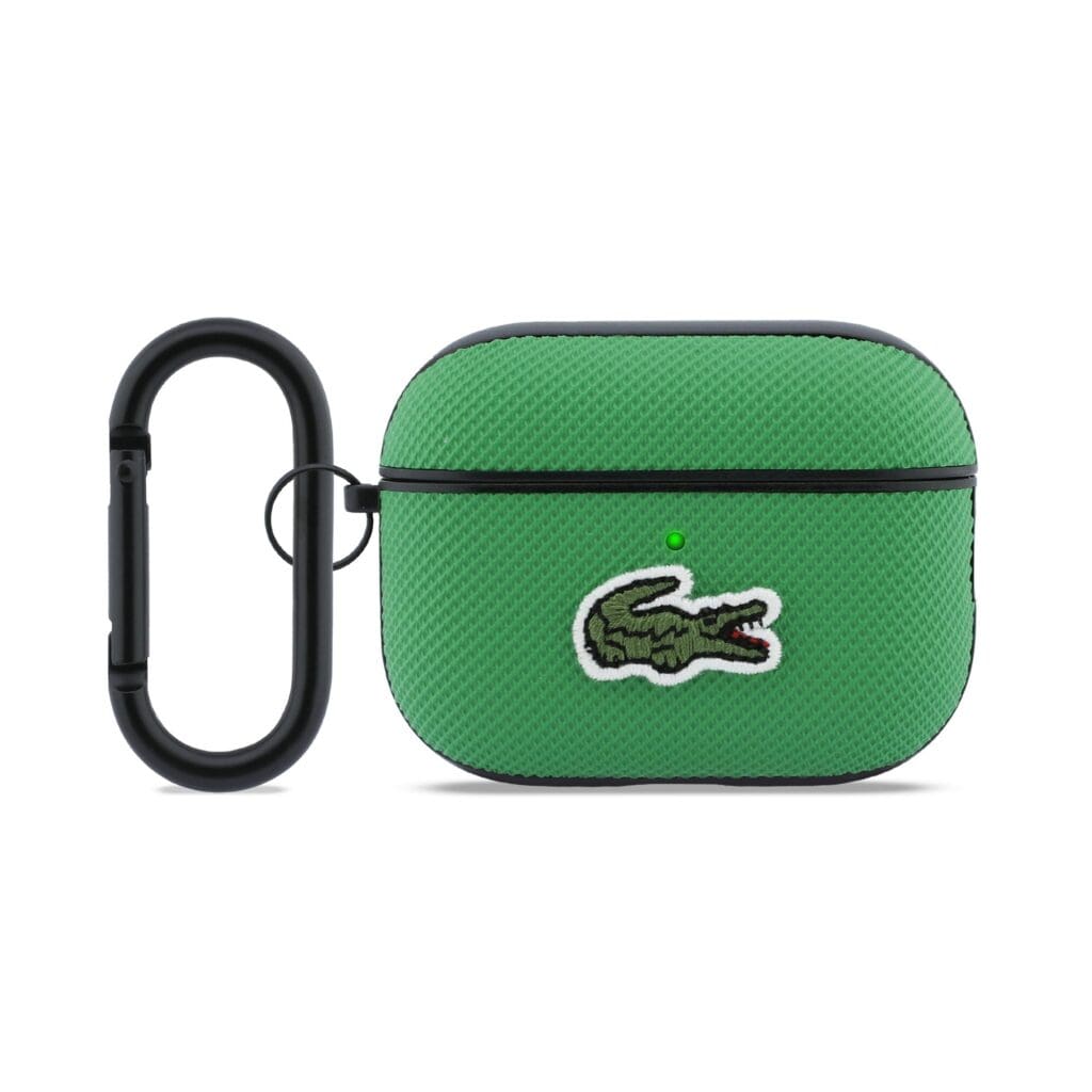 Lacoste Petit Pique Croc Logo Patch Green AirPods Pro Tok