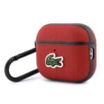 Lacoste Petit Pique Croc Logo Patch Red AirPods Pro Tok