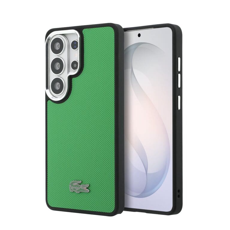 Lacoste Petit Pique Metal Logo Magnetic Estragon Green Samsung Galaxy S26 Ultra Tok