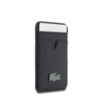Lacoste PU Iconic Petit Pique MagSafe Wallet Navy