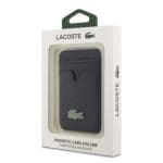 Lacoste PU Iconic Petit Pique MagSafe Wallet Navy